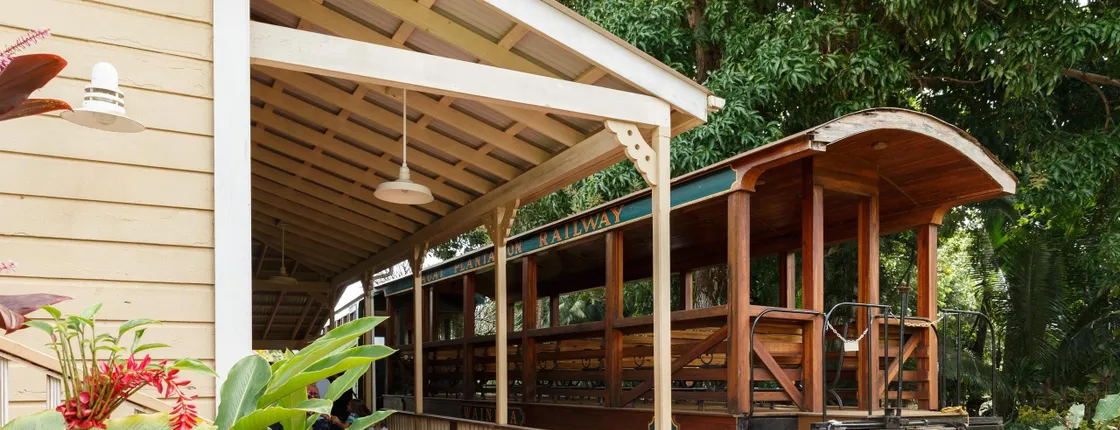 Luau Kalamaku Hawaiian Package with Train Ride Experience