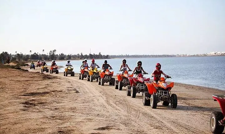 Private 3h00 quad ride on the island of Djerba