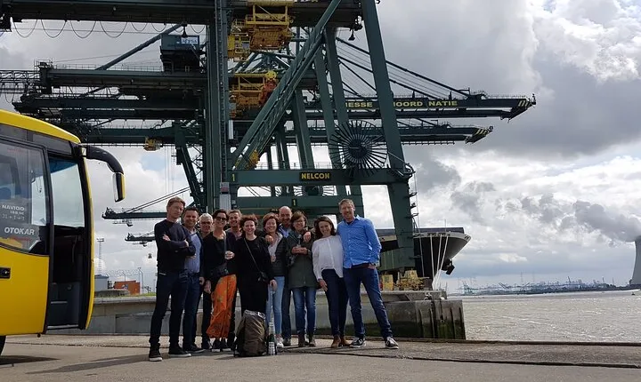 Guided Antwerp Port Tour, in your Car or Minibus