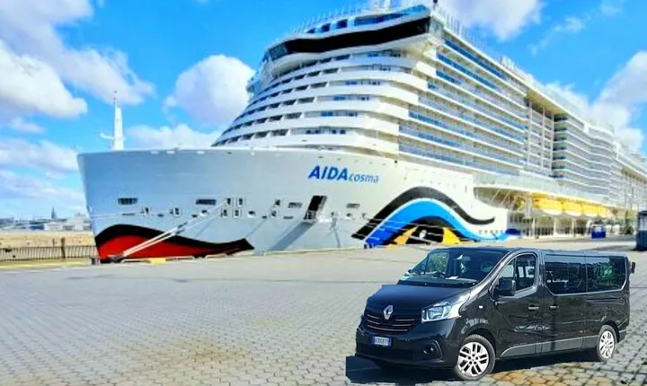 From Civitavecchia Porto to FCO Airport or Rome city 3-8 persons