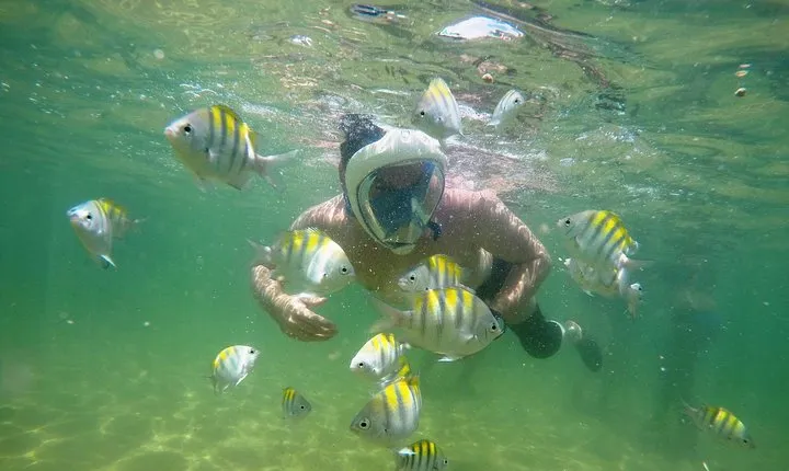 Easy Diving - Lord Beach Snorkeling - Leaving Forte Beach by Emytour