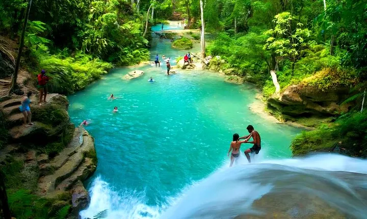 Blue Hole and Dunn's River Falls Ocho rios or Falmouth pickups