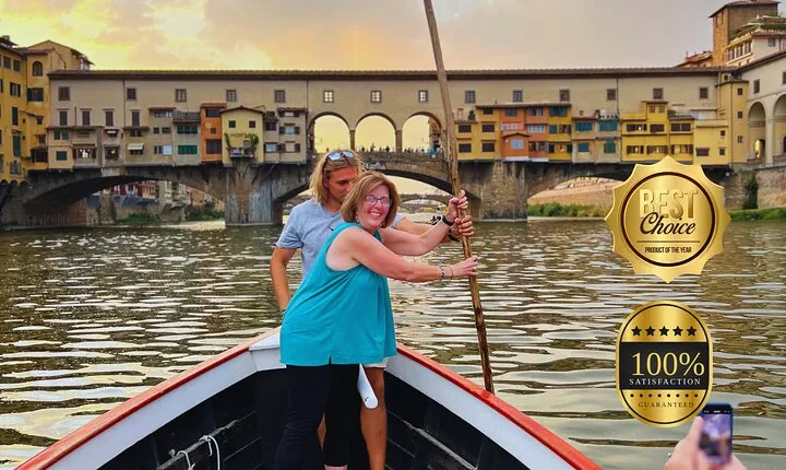 Panoramic Florence by Boat with Wine 