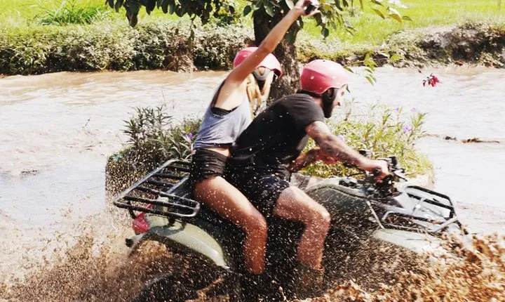 Bali Tunnel and Waterfall Quad Bike "KUBER ADVENTURE"