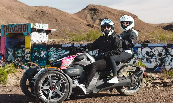 Private Guided Red Rock Canyon Tour for Couples on a CanAm Trike