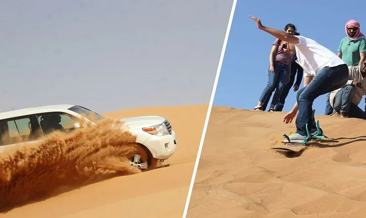 Dubai Red Dune Extreme Desert Safari Adventure With Sand Boarding
