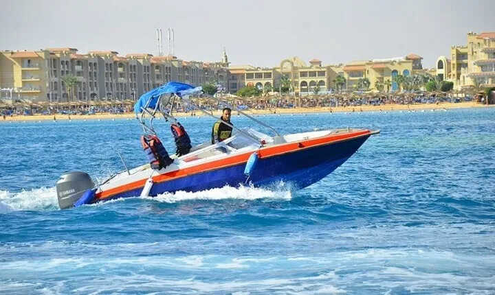 Semi Private Dolphin Swim by Speedboat Trip & Transfer – Hurghada
