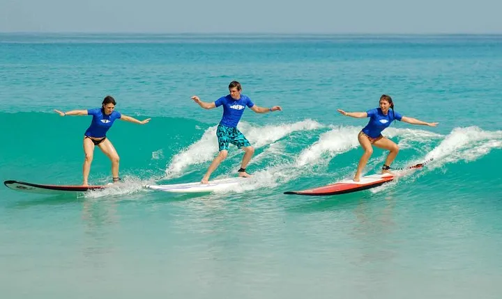 Group Surf Lessons at Macao Surf Camp - Punta Cana Surfing