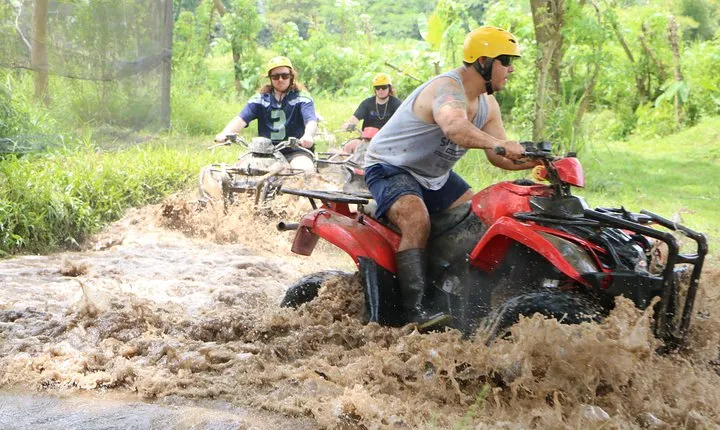 All Inclusive : ATV Tour with Visit to Iconic Temple Tanah Lot