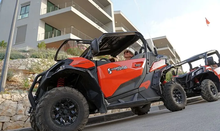 Korcula Island Private Buggy Beach Hunting Safari with lunch