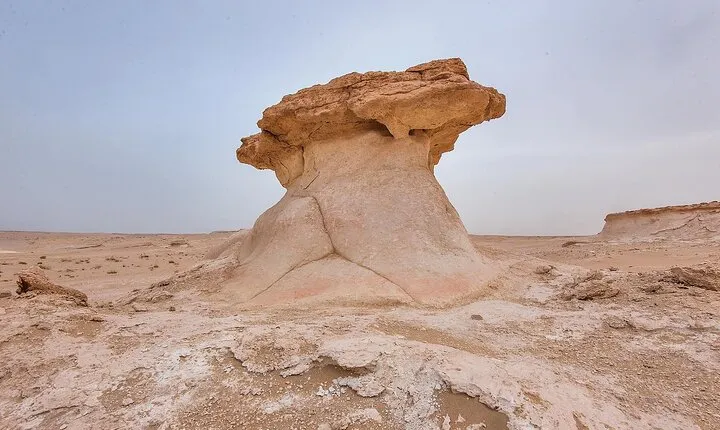 Doha West Qatar Richard Serra Sculpture, Mushroom Rock Tour