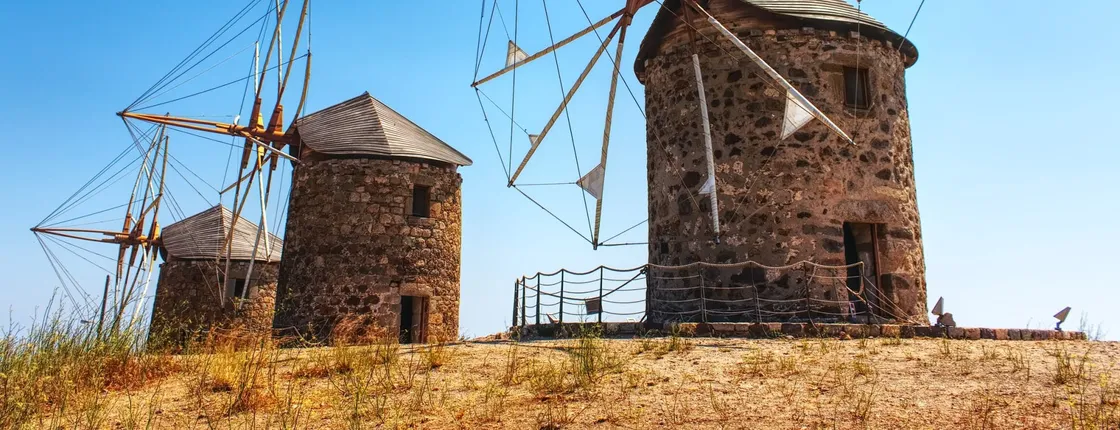 Old Patmos, windmills and beaches private tour