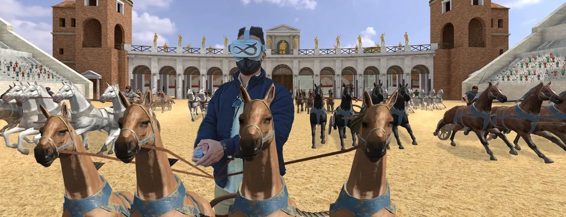 Interactive VR experience of ancient Rome's Circus Maximus