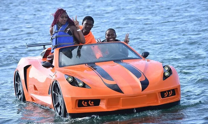 Water Jet Car Experience with Private Transportation