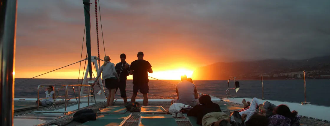 Sunset boat tour from Madeira