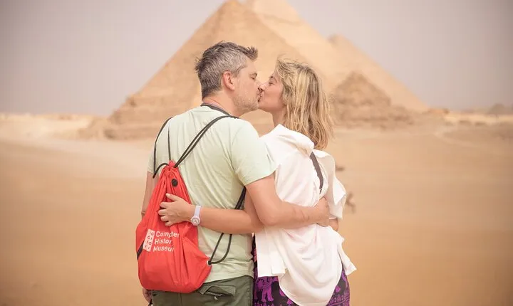Cairo Layover Tour to Giza Pyramids Egyptian Museum and Khan Khalili Bazaar
