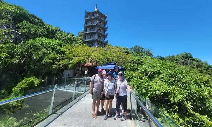 Marble Mountain -Lady Buddha Statue- Peak Monkey Mountain by Car