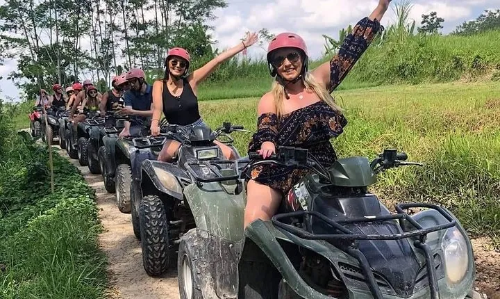 Full Day Bali Tour with ATV Quad Bike and Lunch and Pickup