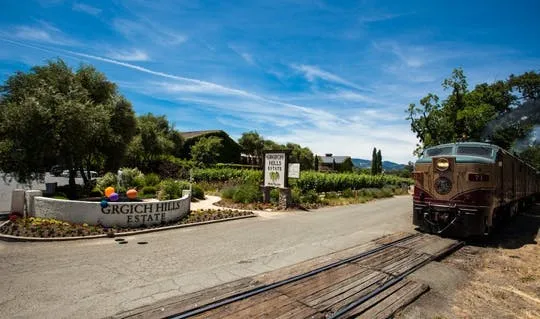 Napa Valley Wine Train and Grgich Hills winery tour with gourmet lunch