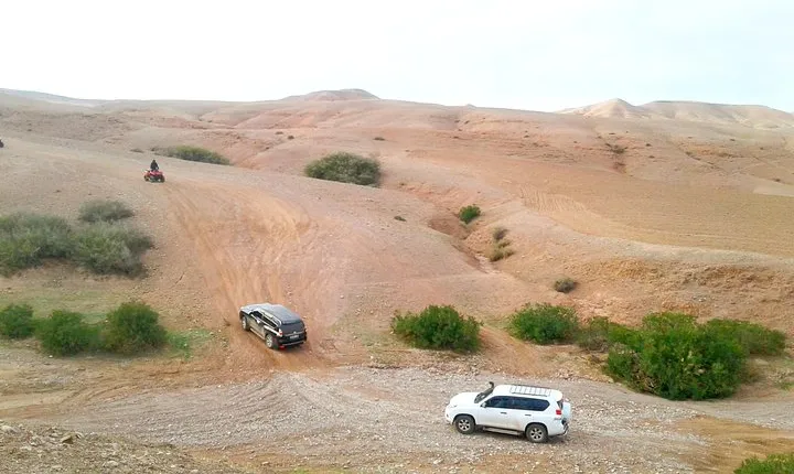 4×4 Agafay desert & Atlas mountains day trip from Marrakech : off beaten track