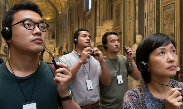 Audio guide in Vatican Museums and Sistine Chapel
