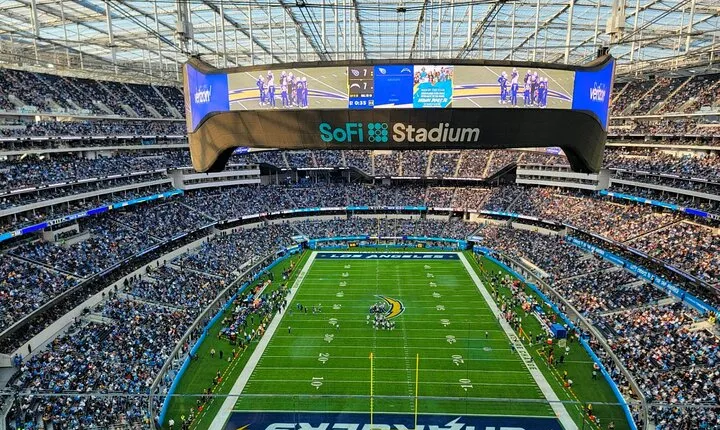Los Angeles Chargers Football Game Ticket at SoFi Stadium