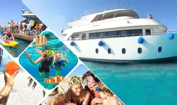 Eden Island Serena VIP Boat Snorkeling Trip-Hurghada