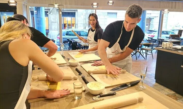Rome Cooking Class Make Fettuccine, Ravioli and Tiramisu