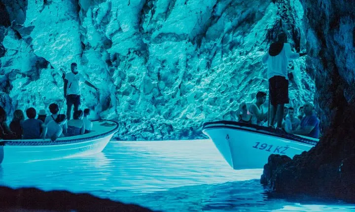 Private Blue cave, Mamma Mia and Hvar, 5 islands tour from Split