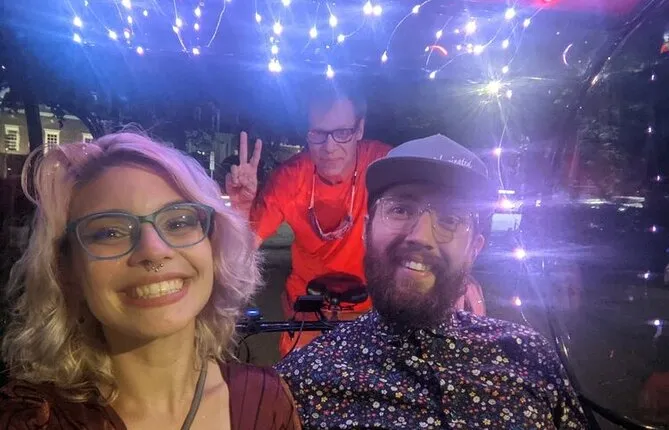 Private Pedicab Karaoke Cruising in Downtown Raleigh