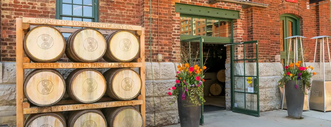 Toronto distillery district exploration game