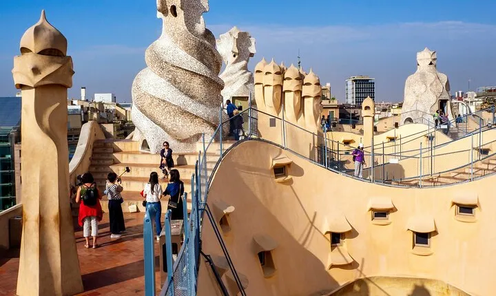 Casa Mila in Barcelona timed entry ticket with Audio Guide