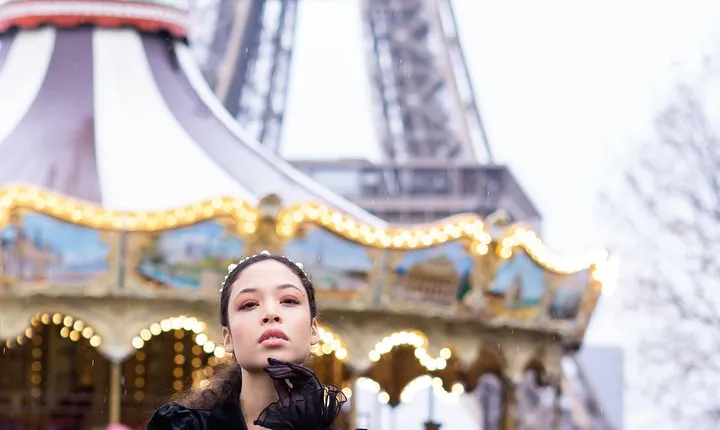 Paris fashion photoshoot with a pro team