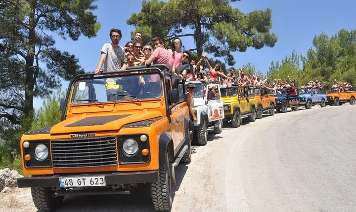 4X4 Off-Road Safari; Jesus Beach-Kizkumu, Waterfall, Marmaris