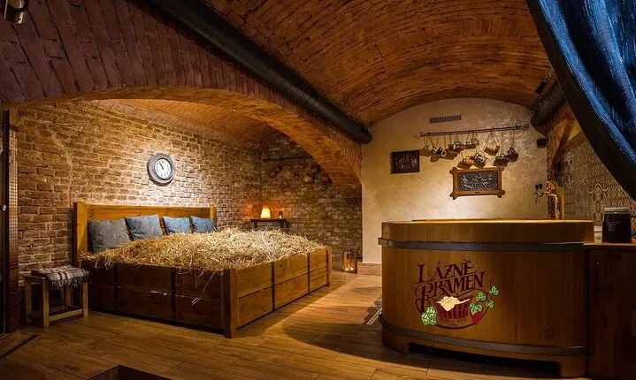 Beer Spa for 2 people/ 1 tub - 1 hour Activity in Prague