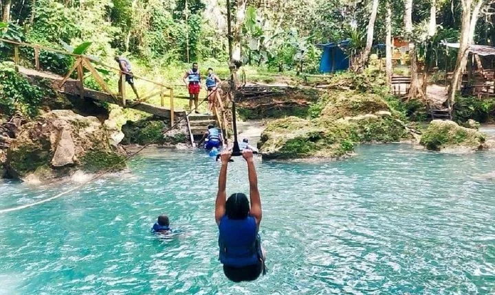 Irie Blue Hole (Secret Falls) and Dunn's River Falls 2 for 1 Tour from Montego Bay