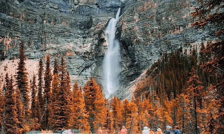Emerald Lake,Natural Bridge, Wapta Falls & Takakkaw Falls in Yoho