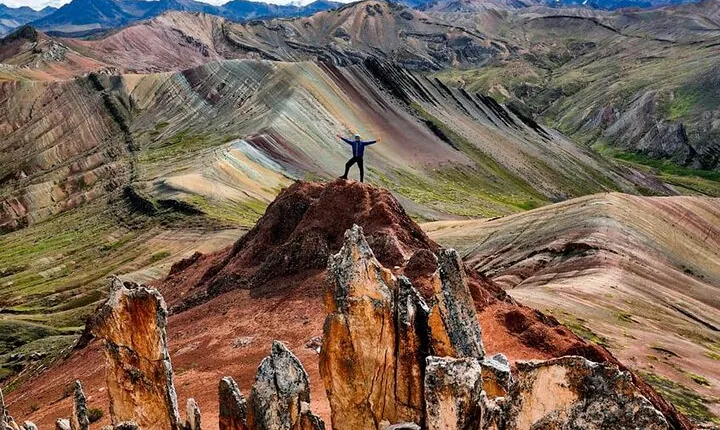 Small Group Full-day Rainbow Mountains of Palcoyo Trek from Cusco