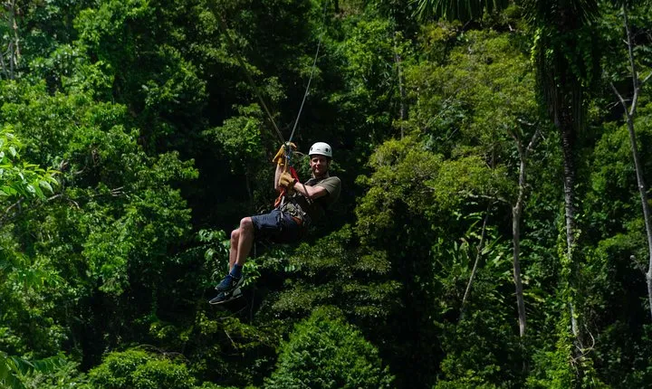 Take your adrenaline to the fullest with our Zipline tour!