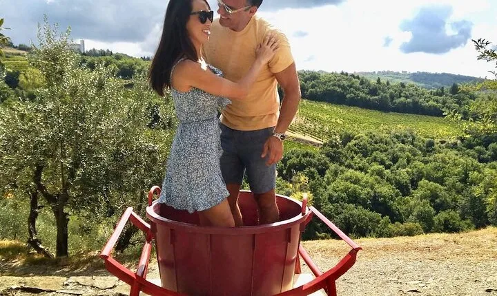 Grape Stomping and Wine Tasting in Tuscany