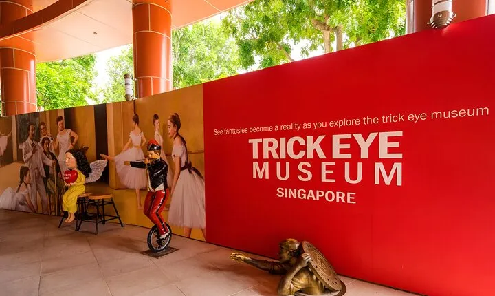 Sentosa Trick Eye Cable Car skyhelix wings of time and transfer