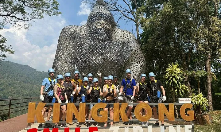 Kingkong Smile Zipline Adventure Tour From Chiang Mai
