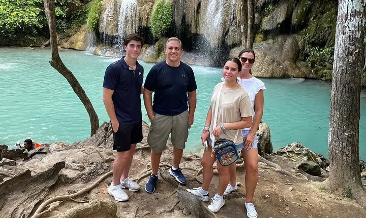 Floating & Railway Markets and Erawan Waterfall [Optional Luxury]