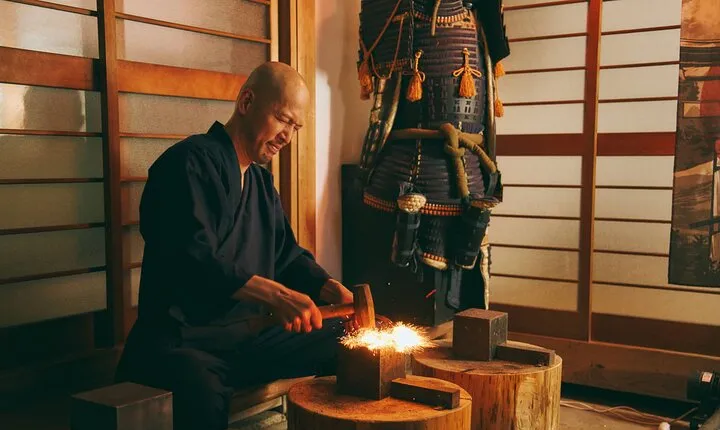 Authentic Knife Making Experience at a Blacksmith in Kyoto