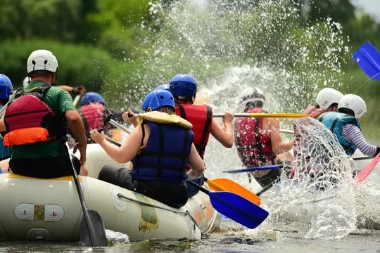 White water rafting in the Ayung River