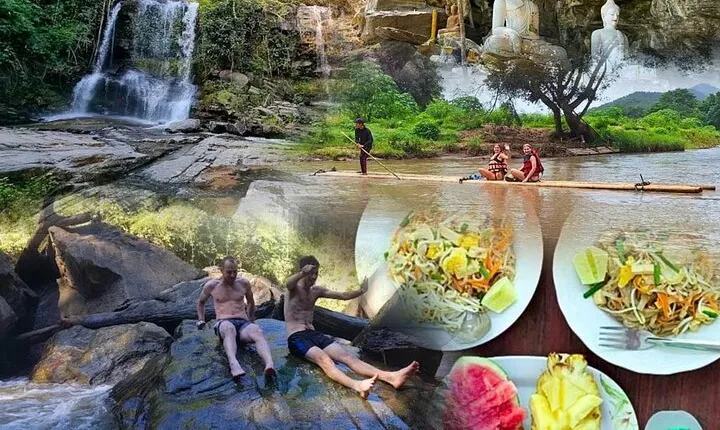 Chiang Mai Hidden Waterfall and Bamboo Rafting Adventure