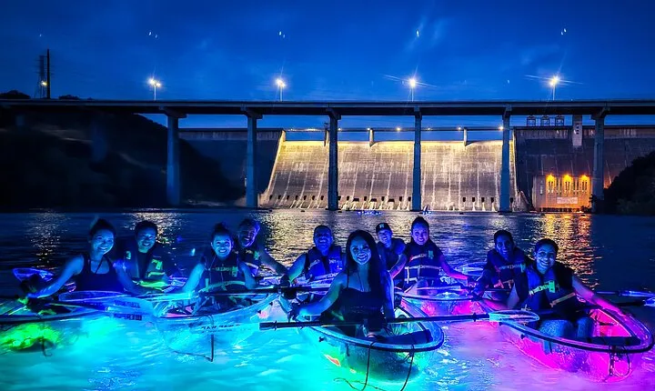 Glowing Kayak Tour Austin Lower Colorado River