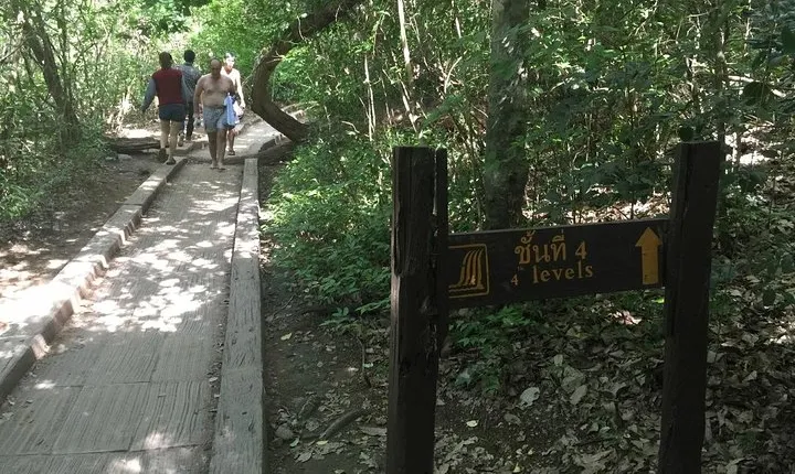 Erawan Waterfall and River Kwai Bridge Day Tour from Bangkok