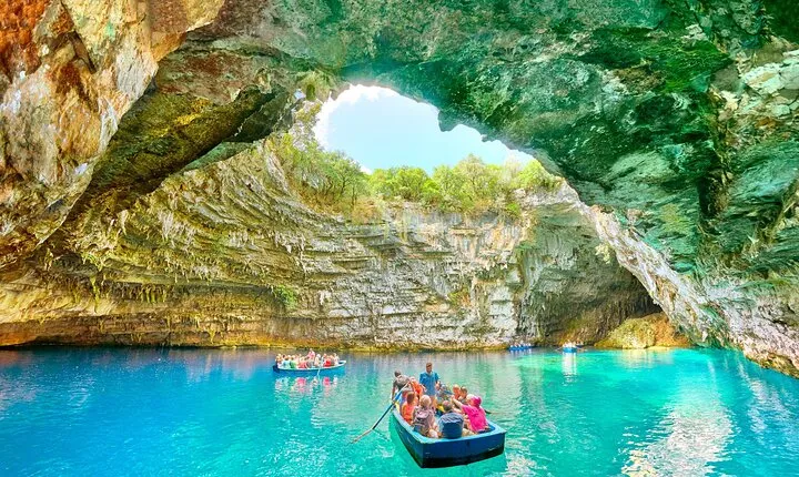 Guided Shore Excursion to Melissani, Drogarati & Myrtos