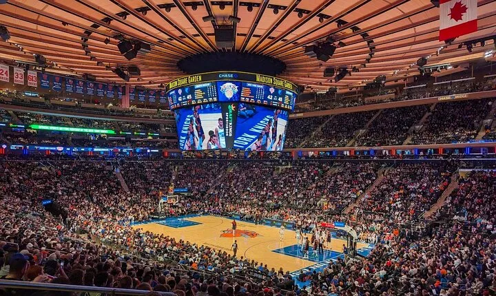 New York Knicks Basketball Game at Madison Square Garden